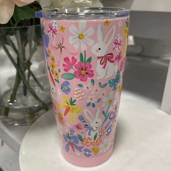 Clementine Paper Other - Pink Easter Bunny Themed Clementine Stainless Steel Insulated Cup Tumbler NEW